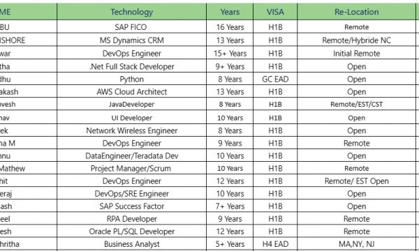 Business Analyst Jobs Hotlist DevOps Engineer, .Net Full Stack Developer, Java Developer, UI Developer-Quick-hire-now