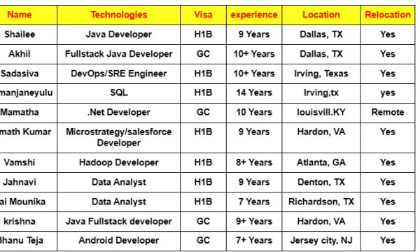 Java Developer Jobs Hotlist SQL, .Net Developer, Data Analyst, Android Developer-Quick-hire-now