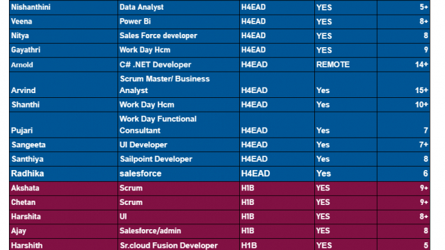 UI Jobs Hotlist Python Developer, Sales Force developer, C# .NET Developer, JAVA Developer-Quick-hire-now