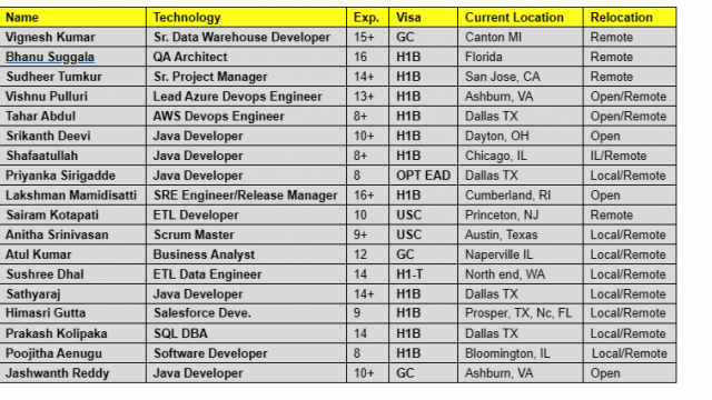 Business Analyst Jobs Hotlist, Sr. Data Warehouse Developer, Sr. Project Manager, Salesforce Deve.-Quick-hire-now