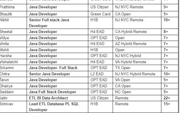 Java Developer Jobs Hotlist, Dot Net Developer, Python Developer, Data Scientist-Quick-hire-now