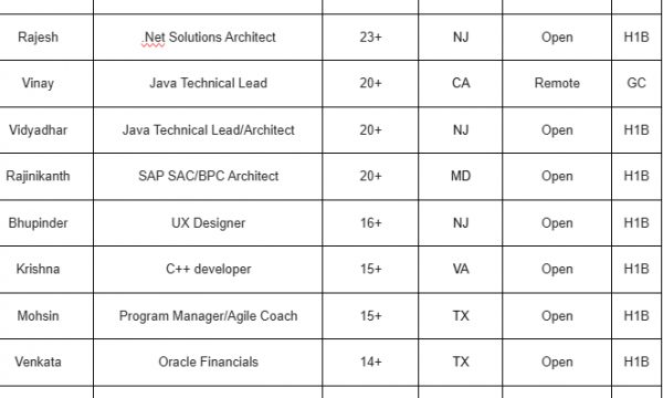 .Net Solutions Architect Jobs Hotlist, C++ developer, Project Manager, Java Full Stack developer, Python developer-Quick-hire-now