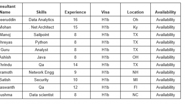 QA Jobs Hotlist Data Analytics, . Net Architect, SailPoint, Python, Java-Quick-hire-now