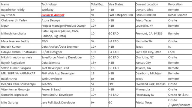 Business Analyst Jobs Hotlist, Azure Devops, AWS, .Net Developer Lead, Web Developer-Quick-hire-now