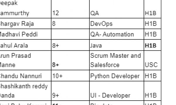 QA-Automation Jobs HOTLIST, UI Developer, Java, Scrum Master and Salesforce, Dot Net-Quick-hire-now