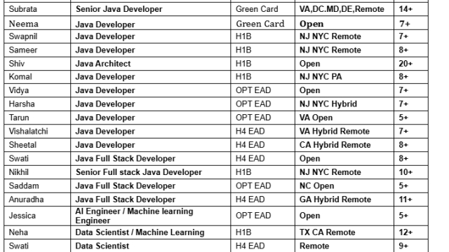 Java Jobs Hotlist, Senior Dot net Developer, Python Developer, Business Analyst, Scrum Master-Quick-hire-now